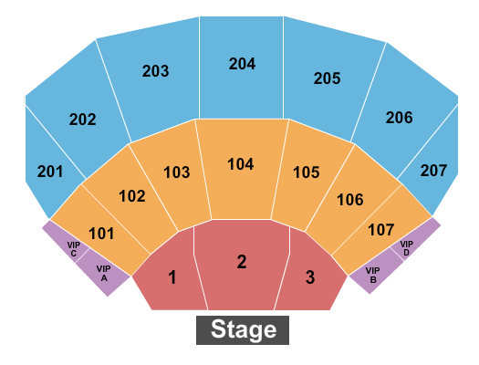 Ovation Hall Totally Tubular Festival Seating Chart